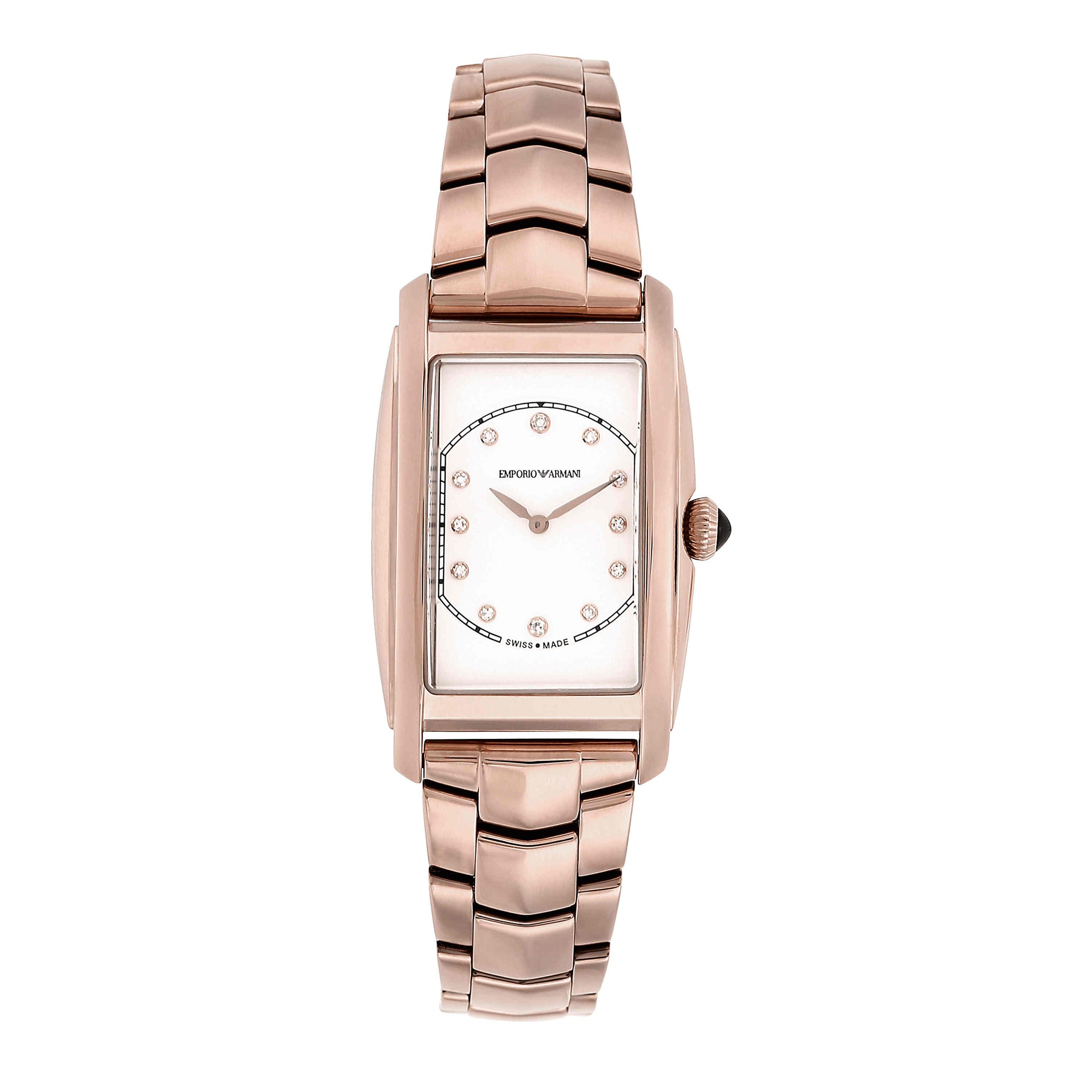 Emporio Armani Swiss Rose Gold-Tone Analogue Watch ARS8301 – Watch