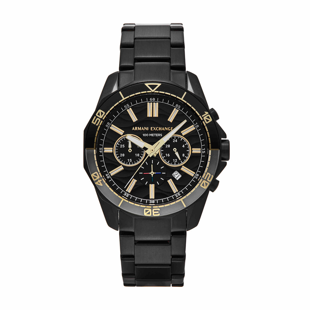 Armani Exchange Black Chronograph Watch AX1963