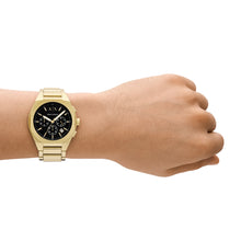 Load image into Gallery viewer, Armani Exchange Gold Tone Chronograph Watch AX4180
