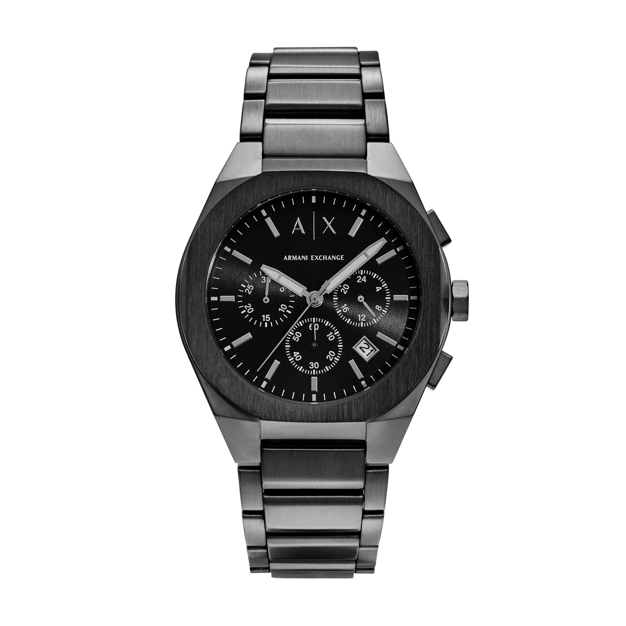腕時計 ENPORLO ARMANL Armani Exchange Black Chronograph Watch AX4183 – Watch Station