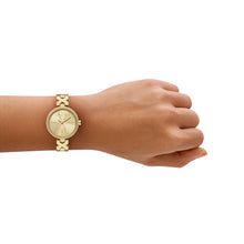 Load image into Gallery viewer, Armani Exchange Gold Tone Analogue Watches AX5831
