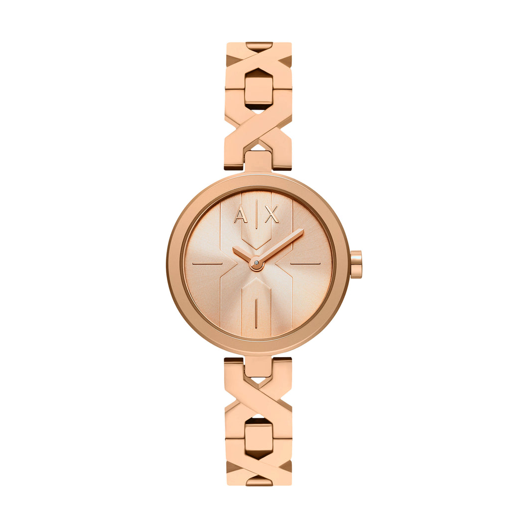Armani Exchange Rose Gold Analogue Watches AX5832