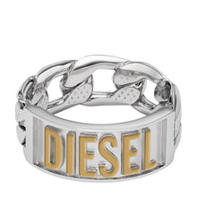 Load image into Gallery viewer, Diesel Two-Tone Stainless Steel Band Ring DX1420931
