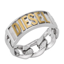 Load image into Gallery viewer, Diesel Two-Tone Stainless Steel Band Ring DX1420931
