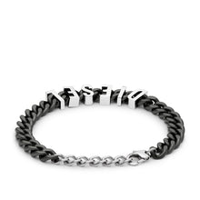 Load image into Gallery viewer, Diesel Two-Tone Stainless Steel Chain Bracelet DX1486060
