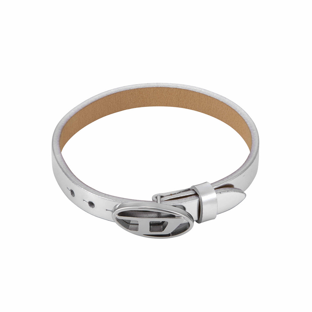 Diesel Stackables Silver Tone Bracelet DX1518040