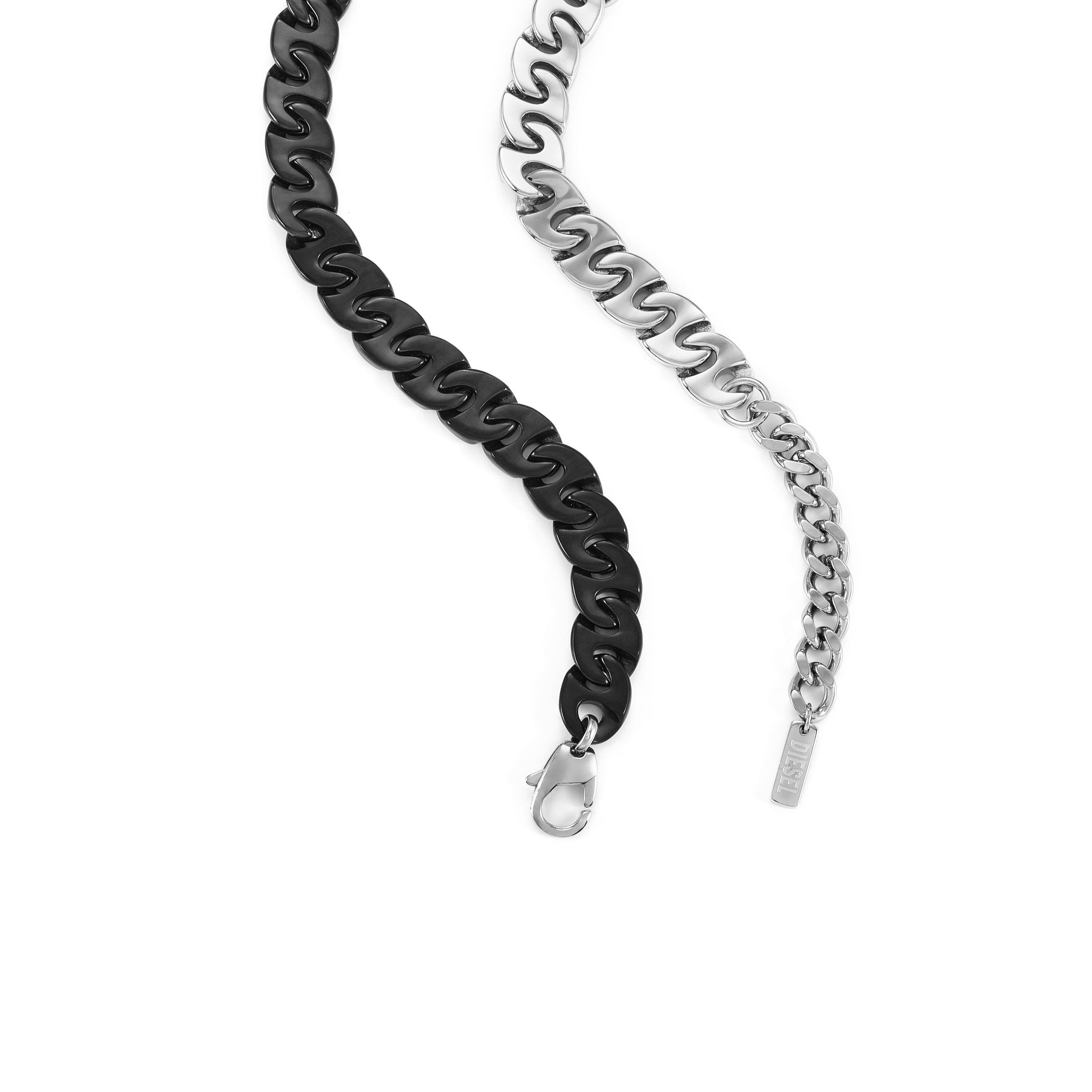 Diesel Chain Necklace Two Tone Necklace DX1530931 – Watch