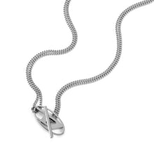 Load image into Gallery viewer, Diesel Chain Necklace Silver Tone Necklace DX1534040
