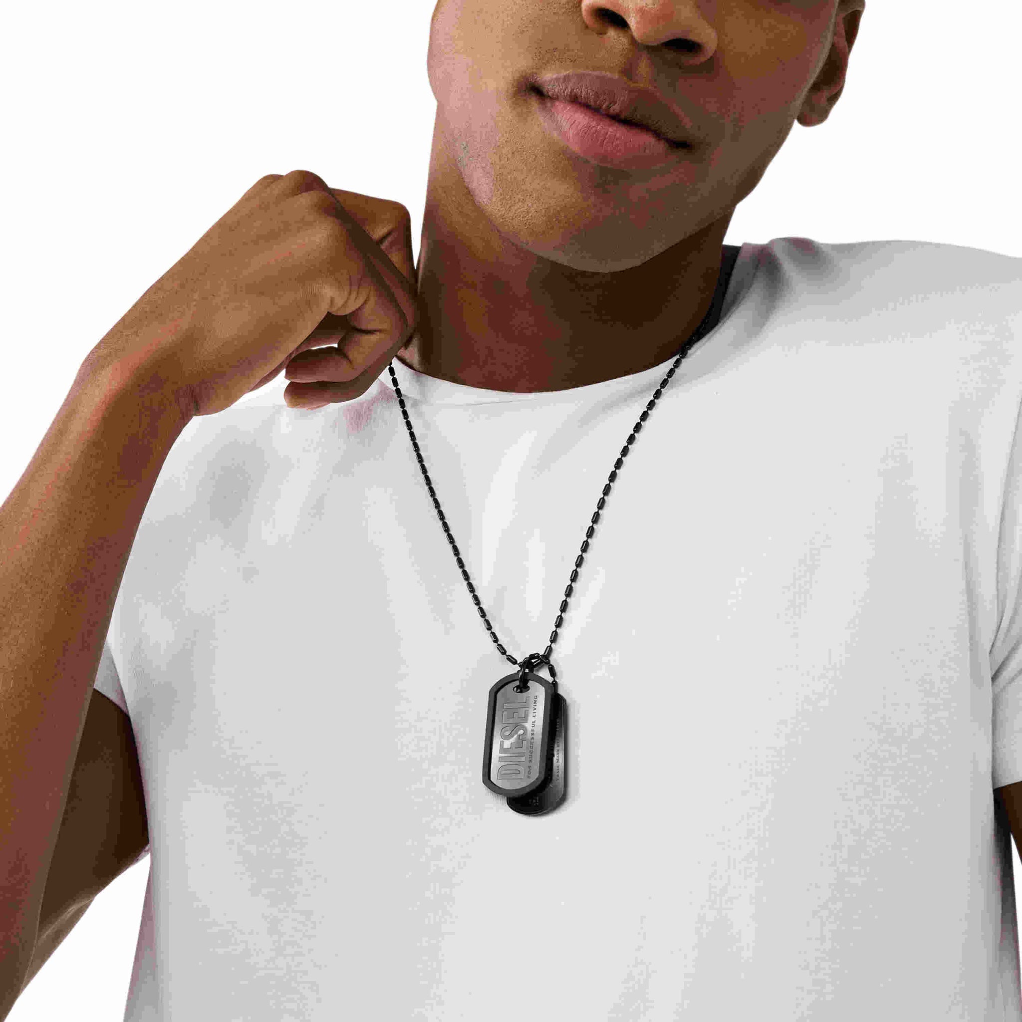 Diesel Font Black Necklace DX1554001 – Watch Station® - Hong