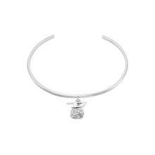 Load image into Gallery viewer, Diesel D Logo Silver-Tone Bracelet DX1620040
