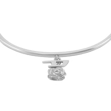 Load image into Gallery viewer, Diesel D Logo Silver-Tone Bracelet DX1620040
