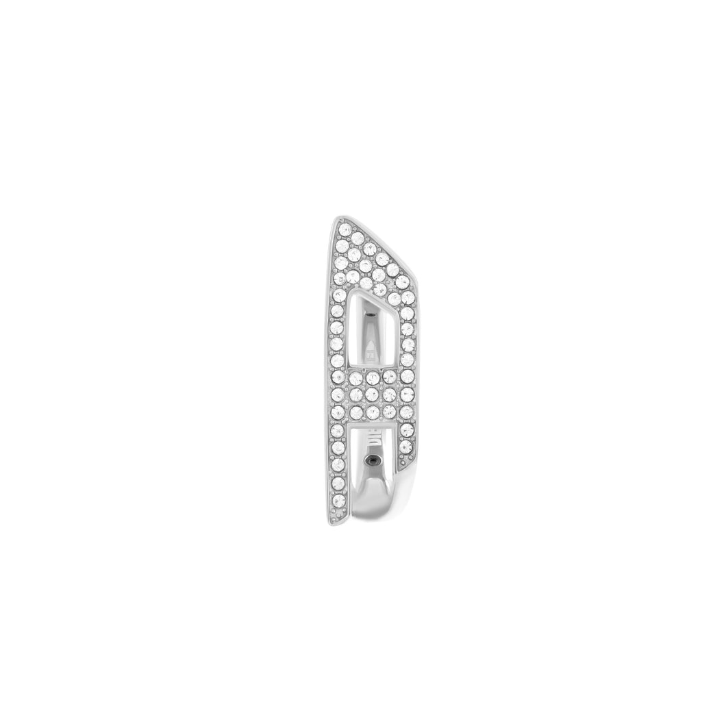 Diesel D Logo Silver-Tone Earring DX1628040