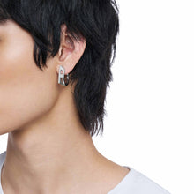 Load image into Gallery viewer, Diesel D Logo Silver-Tone Earring DX1628040
