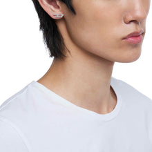 Load image into Gallery viewer, Diesel D Logo Silver-Tone Earring DX1630040
