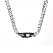 Load image into Gallery viewer, Diesel D Logo Two-Tone Necklace DX1636931
