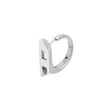 Load image into Gallery viewer, Diesel D Logo Silver-Tone Earring DX1637040
