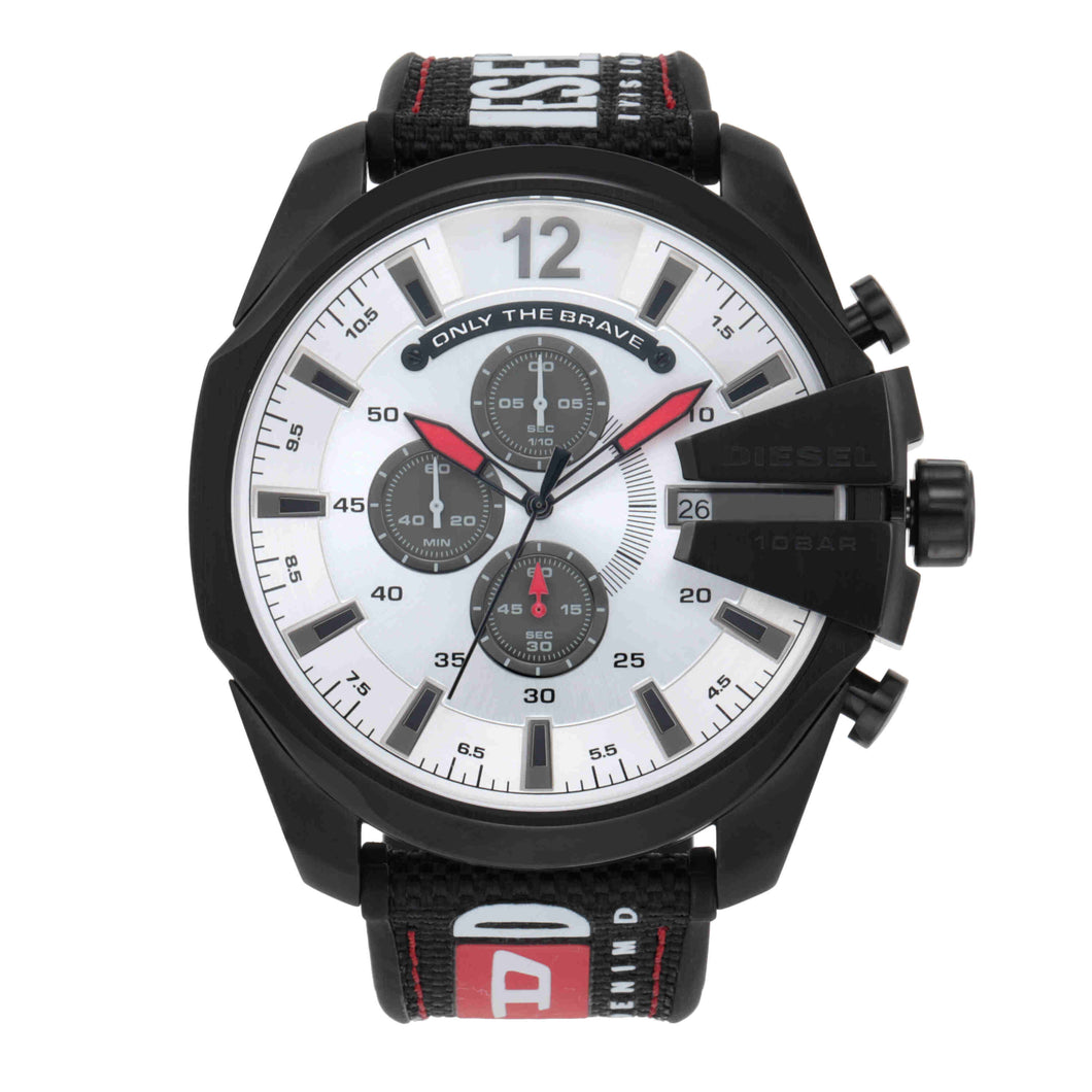 Diesel Mega Chief Black Chronograph Watch DZ4512