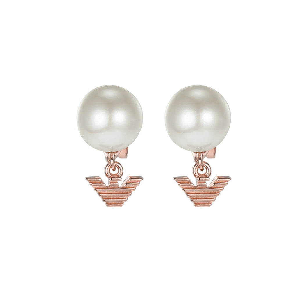 Emporio Armani Key Basics Rose Gold Tone Earring