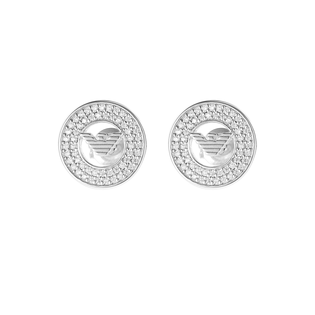 Emporio Armani Key Basics Silver Tone Earring