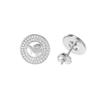 Load image into Gallery viewer, Emporio Armani Key Basics Silver Tone Earring
