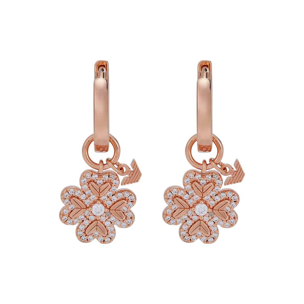 Emporio Armani Rose Gold Tone Earring