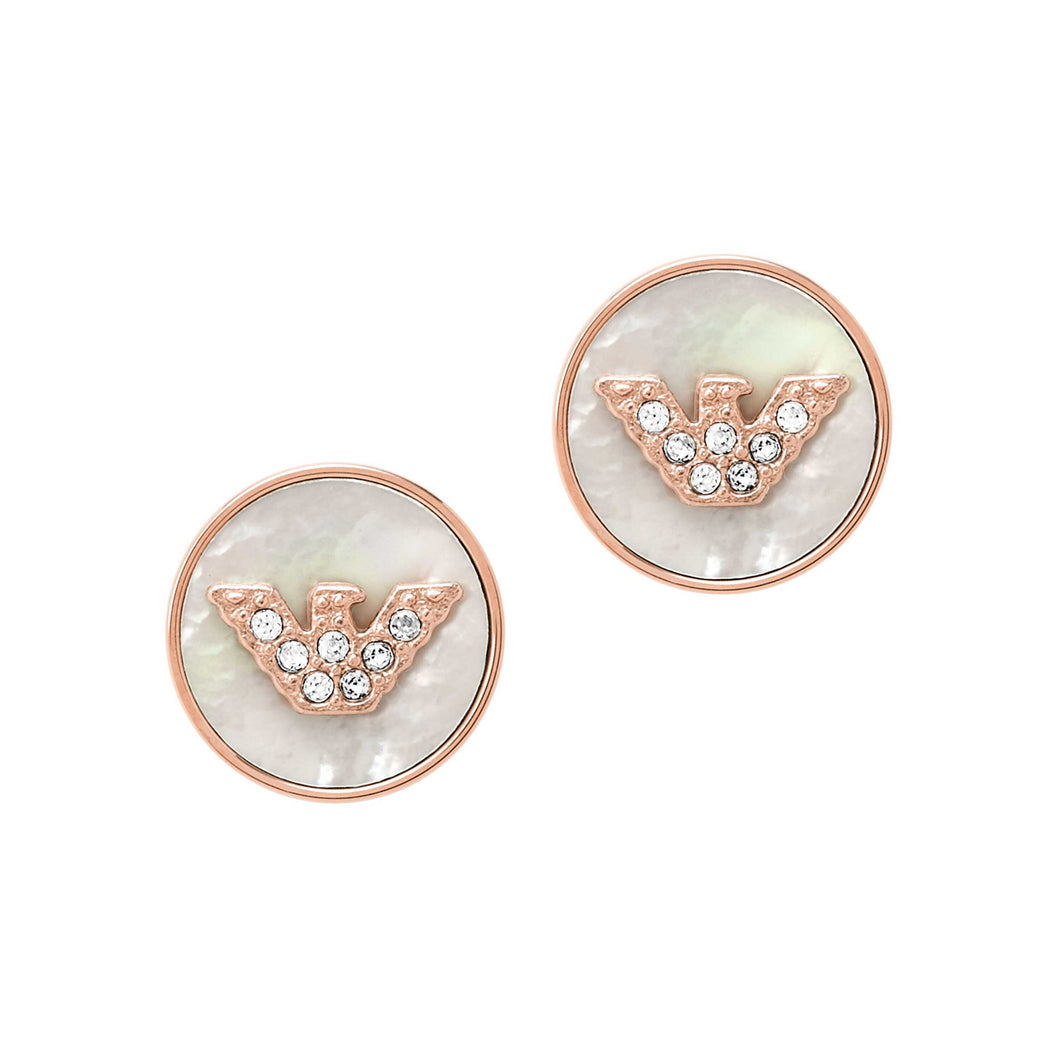 Emporio Armani Rose Gold-Tone Earring