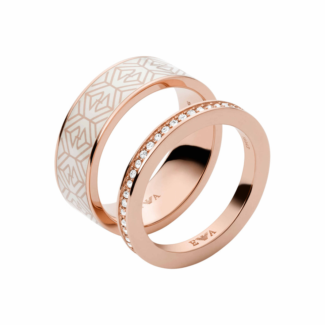 Emporio Armani Rose Gold-Tone Ring EGS2830221