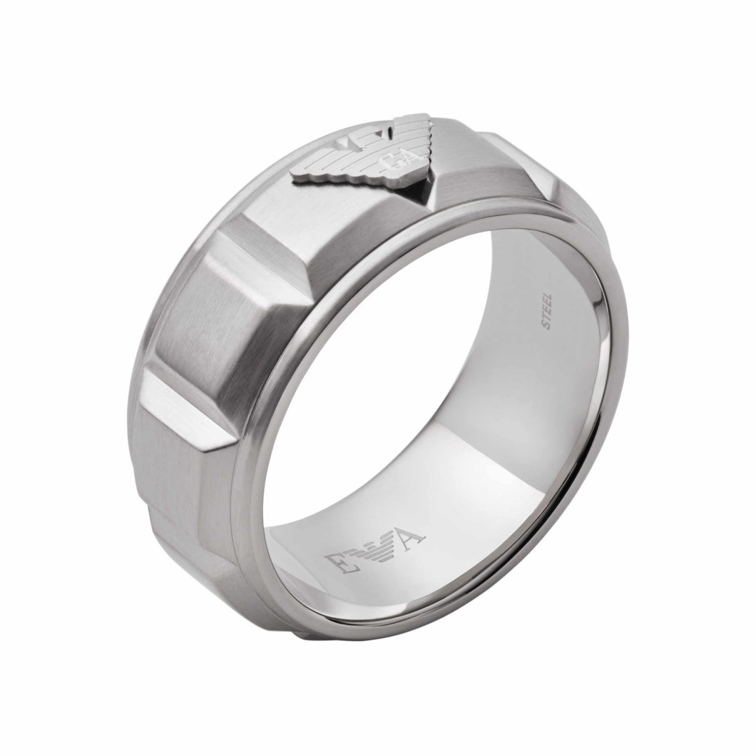 Emporio Armani Silver-Tone Ring EGS2908040