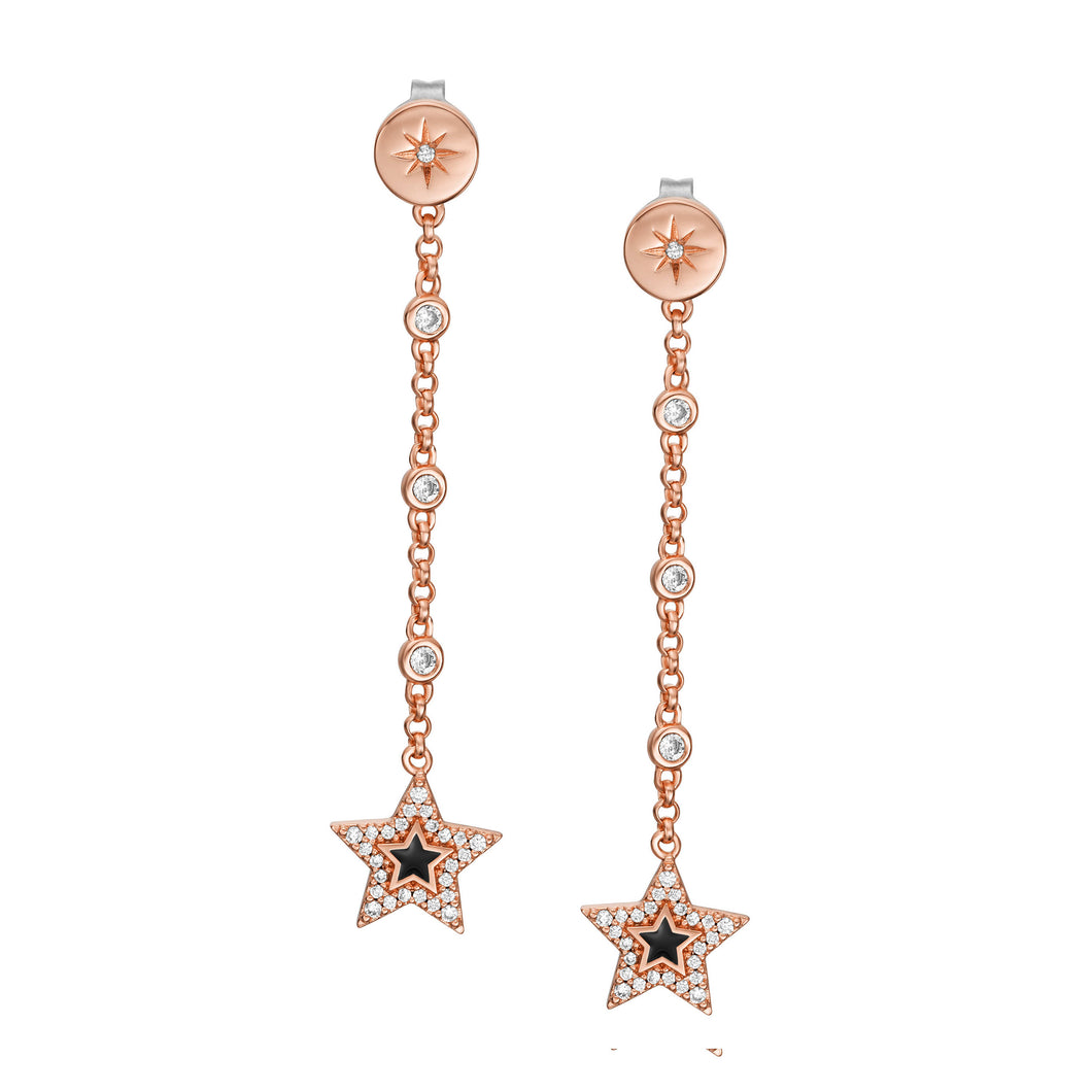 Emporio Armani Rose Gold-Tone Earring