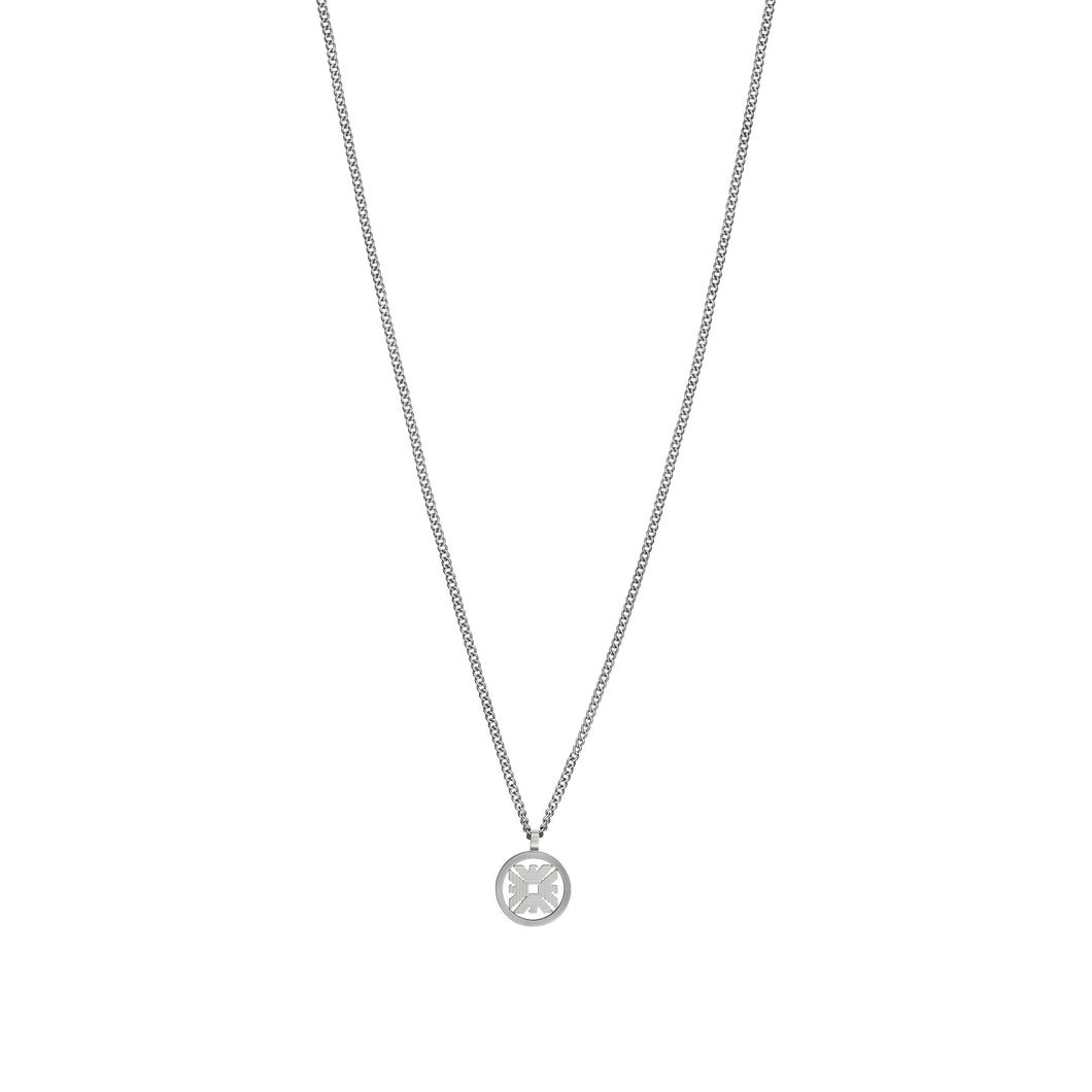 Emporio Armani Silver Tone Pendant