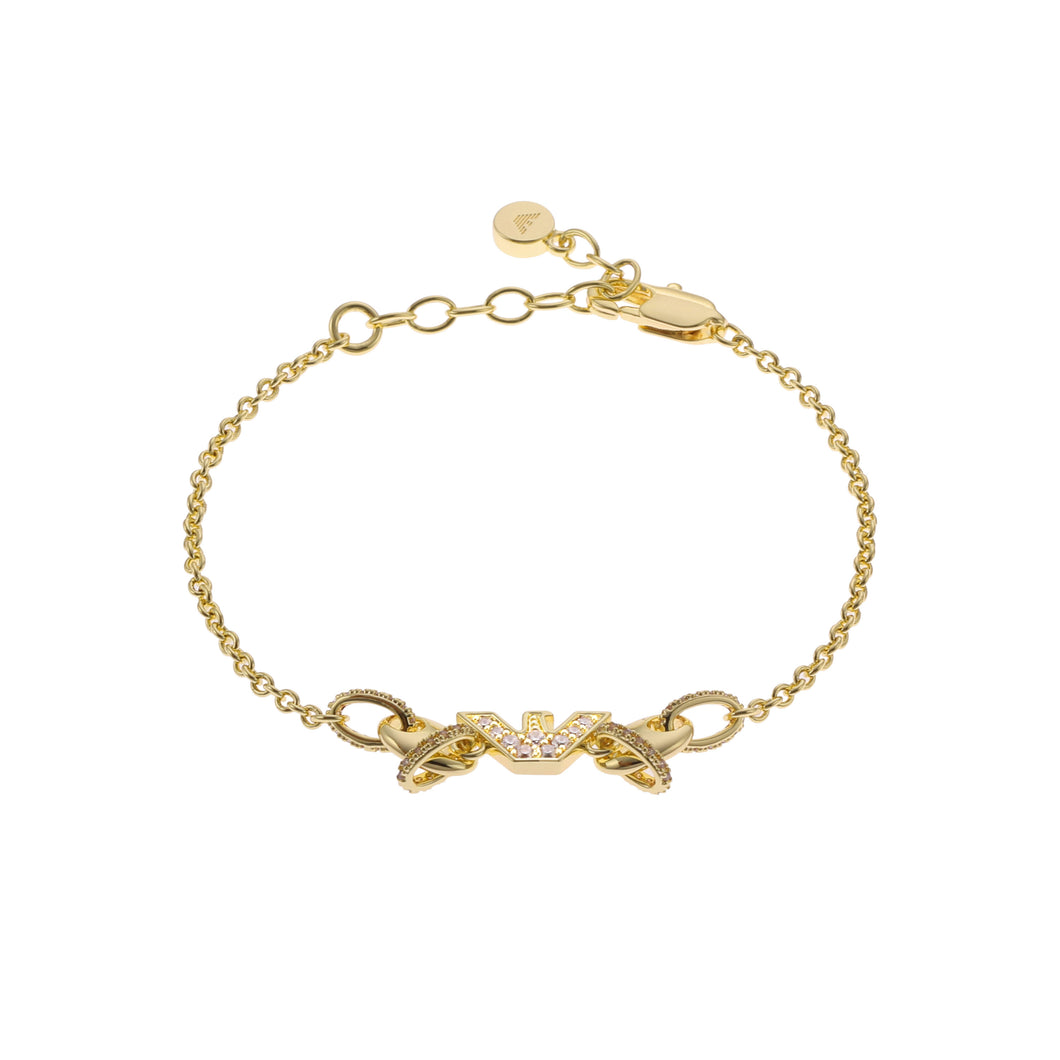 Emporio Armani Gold Tone Bracelet