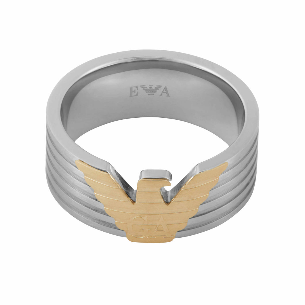 Emporio Armani Silver Tone Ring EGS3076040