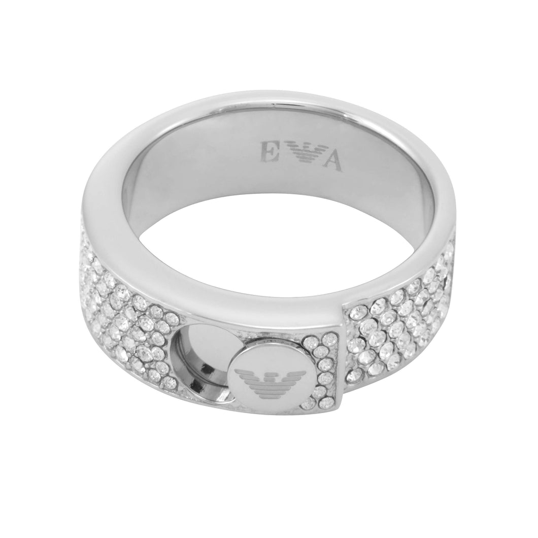 Emporio Armani Silver Tone Ring EGS3091040