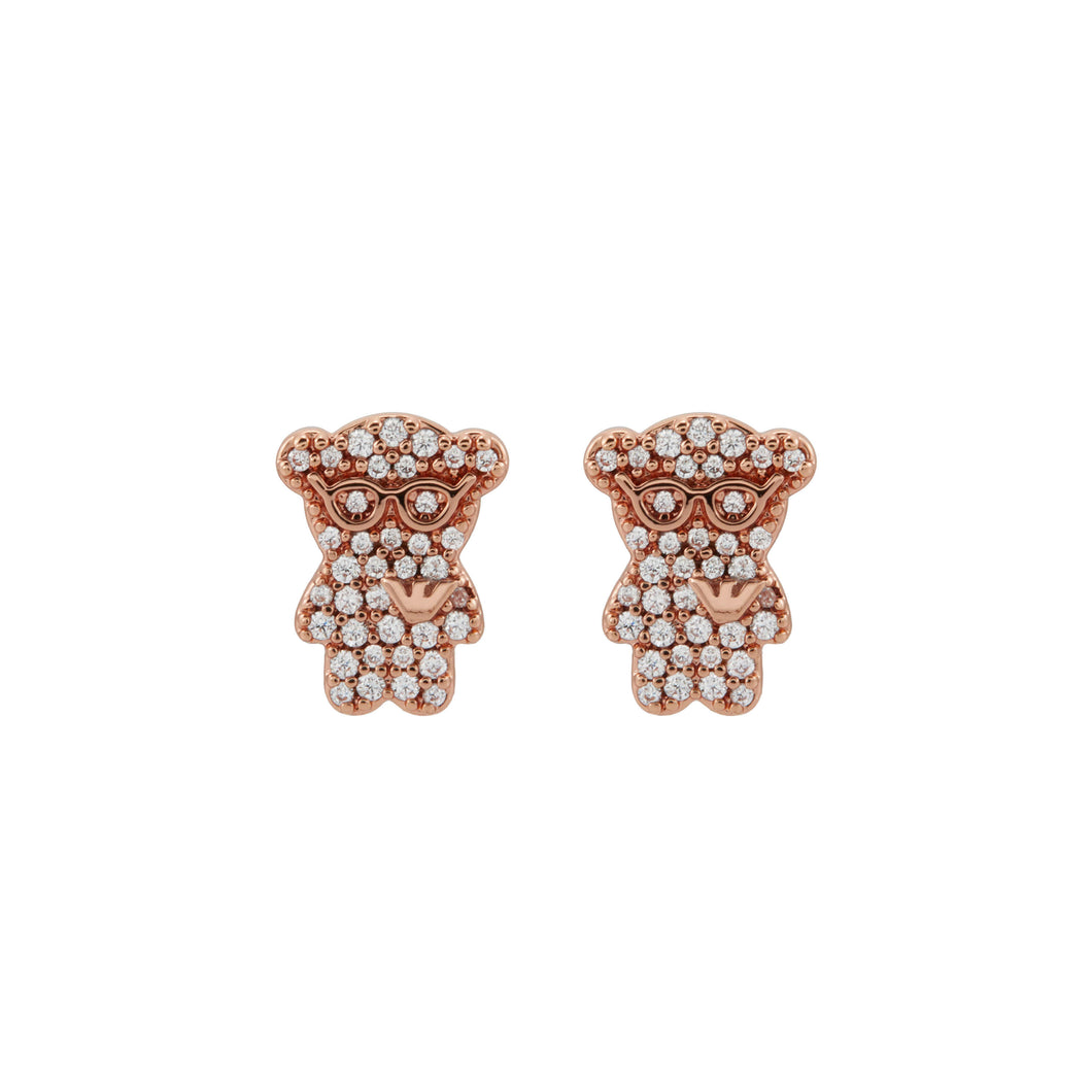 Emporio Armani Rose Gold Tone Earring