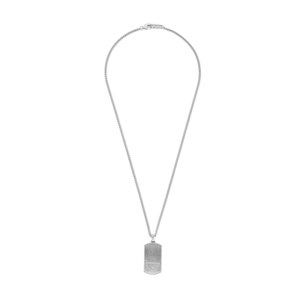 Emporio Armani Silver Tone Pendant