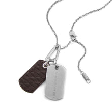 Load image into Gallery viewer, Emporio Armani Silver Tone Pendant
