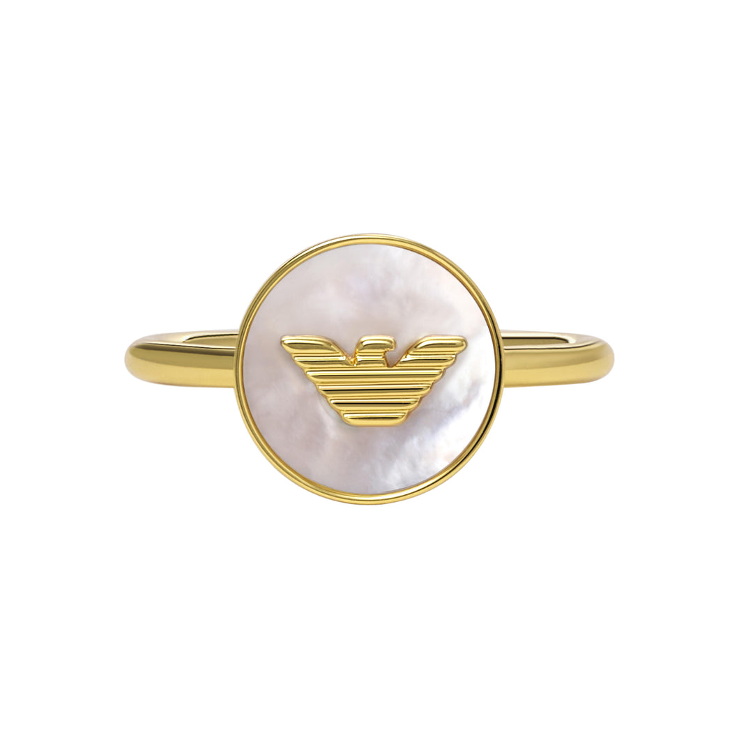 Emporio Armani Gold Tone Ring EGS3142710