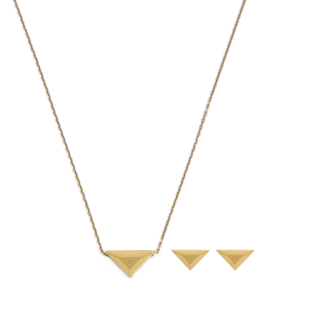 Emporio Armani Gold Tone Necklace Set EGS3160SET