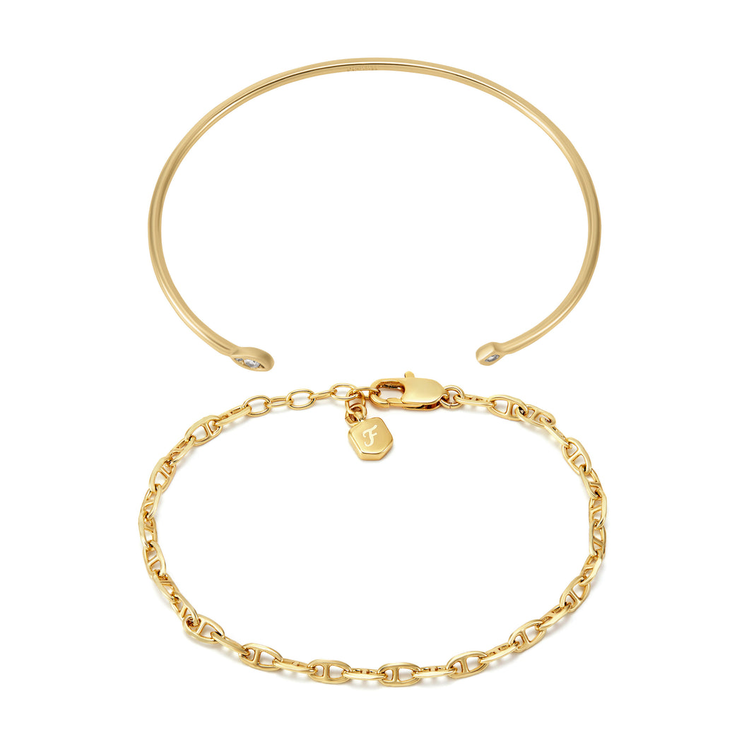 Fossil Jewelry Gold Set JA7292SET