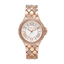 Load image into Gallery viewer, Michael Kors Camille Rose Gold Tone Analogue Watch MK4810
