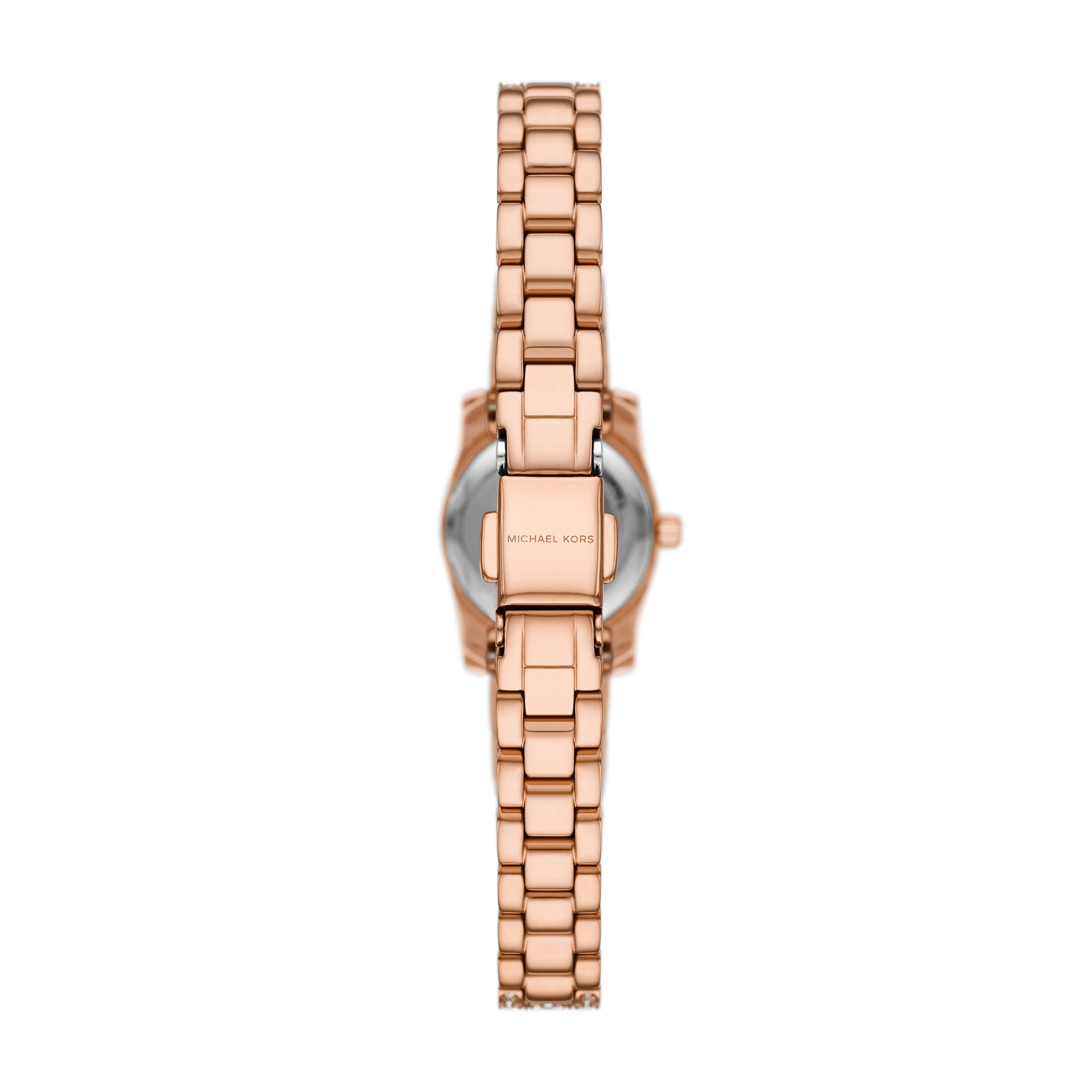 michael kors watch runway rose gold