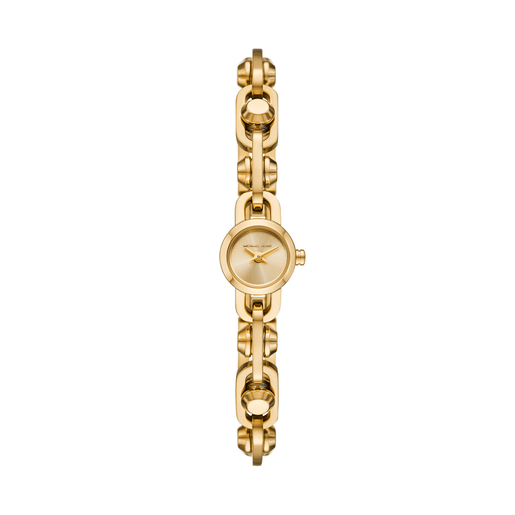 Michael Kors Mk Astor Link Gold Tone Analogue Watch MK4871