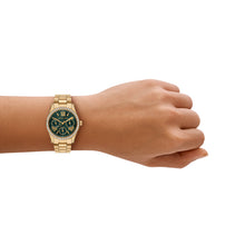 Load image into Gallery viewer, Michael Kors Lexington Gold Tone Analogue Watches MK4924
