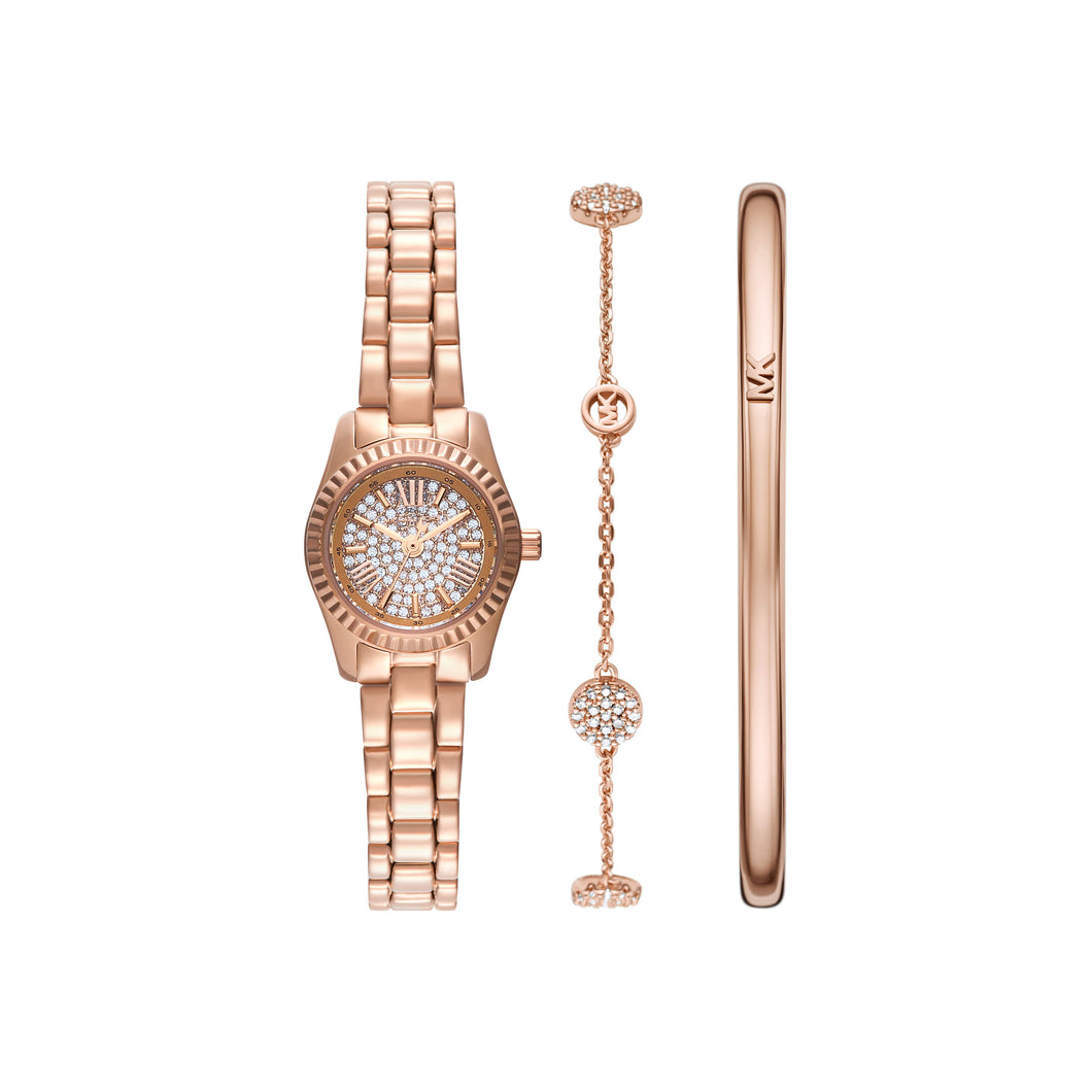 Michael Kors Lexington Rose Gold Analogue Watches MK4946SET