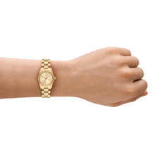 Load image into Gallery viewer, Michael Kors Lexington Gold Tone Analogue Watches MK4950SET
