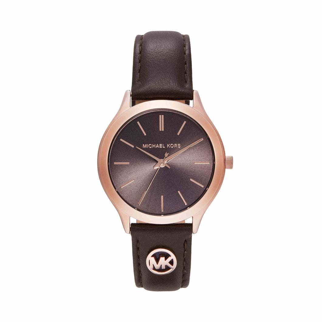 Michael Kors Slim Runway Brown Analogue Watch MK7489