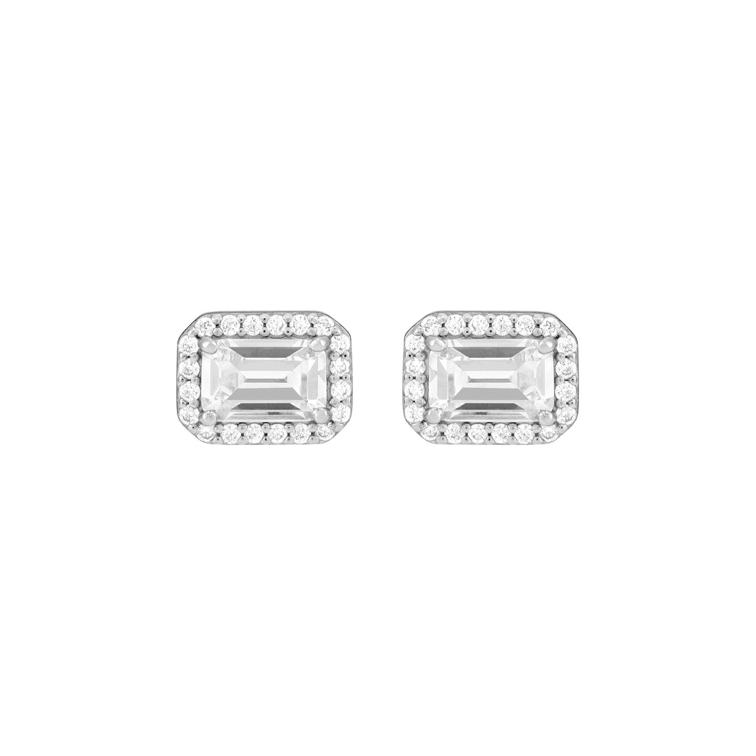 Michael Kors Premium Silver Tone Earring MKC1724CZ040