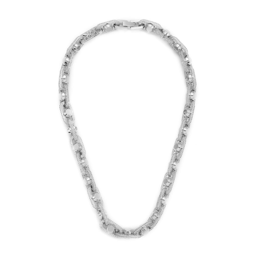 Michael Kors Premium Silver Tone Necklace MKJ8402CZ040