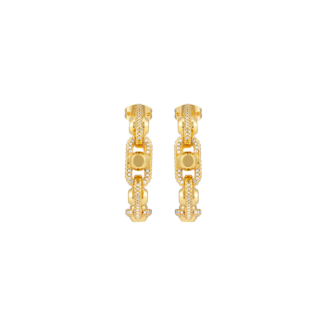 Michael Kors Premium Gold Tone Earring MKJ8407CZ710