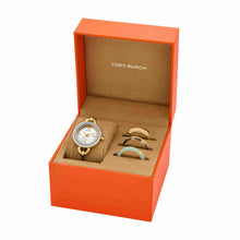 Load image into Gallery viewer, Tory Burch The Miller Gold Tone Analogue Watch TBW6019SET
